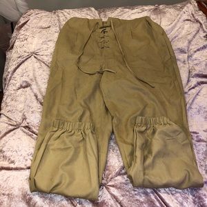 PRETTY LITTLE THINGS Tan Cargo Joggers